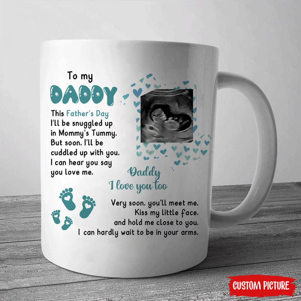 Personalized Gift For Future Daddy I Love You Too Mugs - PP - LT1405221