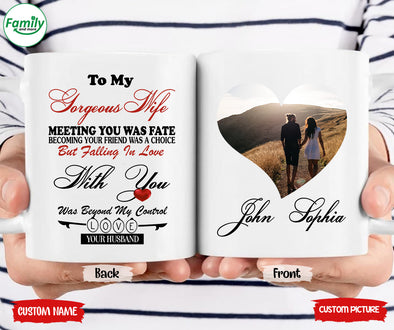 Personalized Gift For Wife Falling In Love With You Mugs - PP - LT1801222