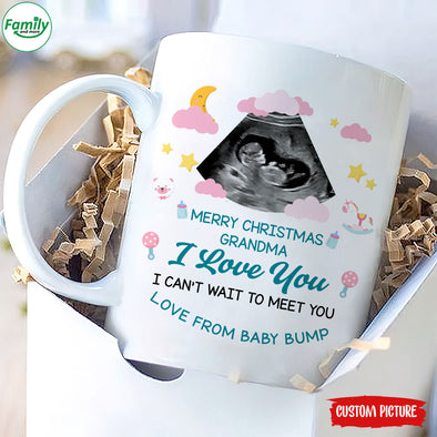Personalized Gift For Future Grandma Can't Wait To Meet You Mugs  - PP - LT2511212