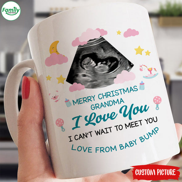 Personalized Gift For Future Grandma Can't Wait To Meet You Mugs  - PP - LT2511212