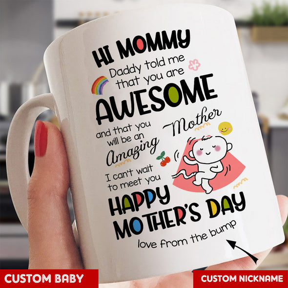Gift For Future Mommy I Can't Wait To Meet Mugs - PP - LT1204221
