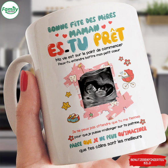 Cadeau Personnalisé Pour Future Maman Bonne Fête Des Mères Mugs - PP - LT1304221