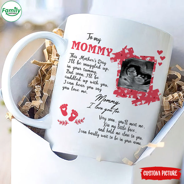 Personalized Gift For Future Mommy I Can Hear You Say You Love Me Mugs - PP - LT2403221
