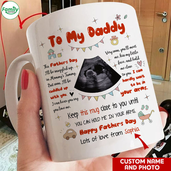 Personalized Gift For Future Daddy I Love You Too Mugs - PP - LT2604221