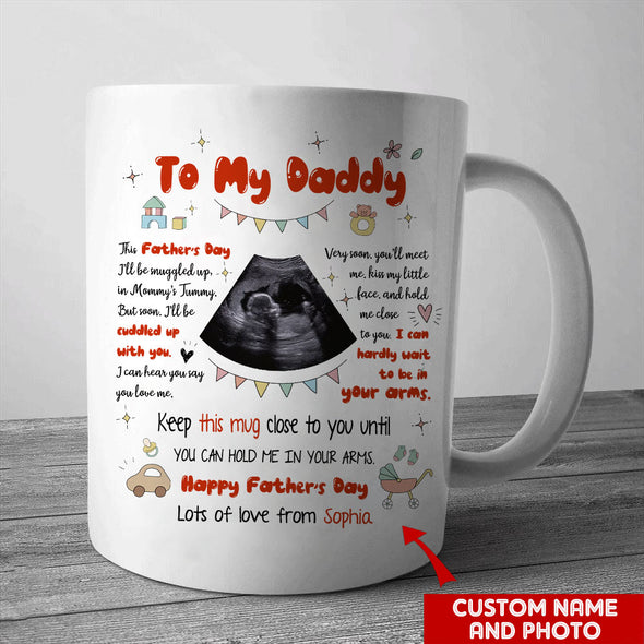 Personalized Gift For Future Daddy I Love You Too Mugs - PP - LT2604221