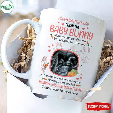 Personalized Gift For Future Mommy I Can Hear You Say You Love Me Mugs - PP - LT3003221