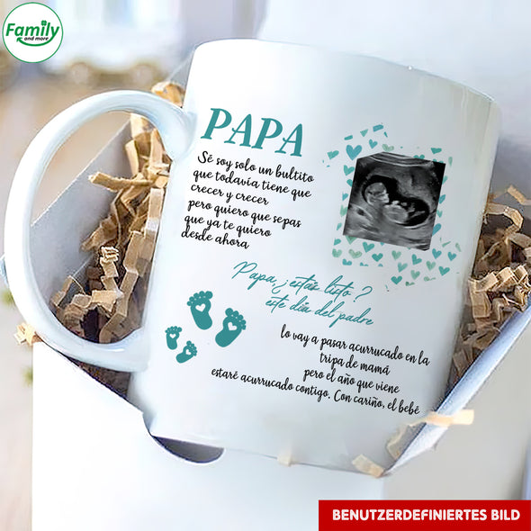 Benutzerdefinertes Bild Geschenk Für Zukünftigen Papa Este Dia Del Padre Mugs - PP - LT0605222