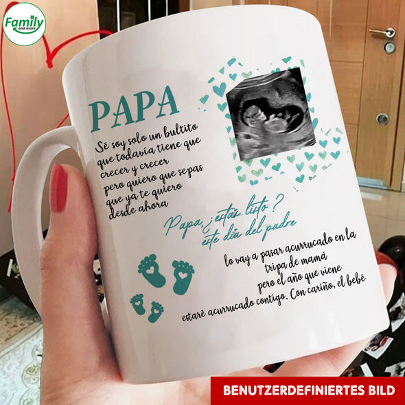 Benutzerdefinertes Bild Geschenk Für Zukünftigen Papa Este Dia Del Padre Mugs - PP - LT0605222