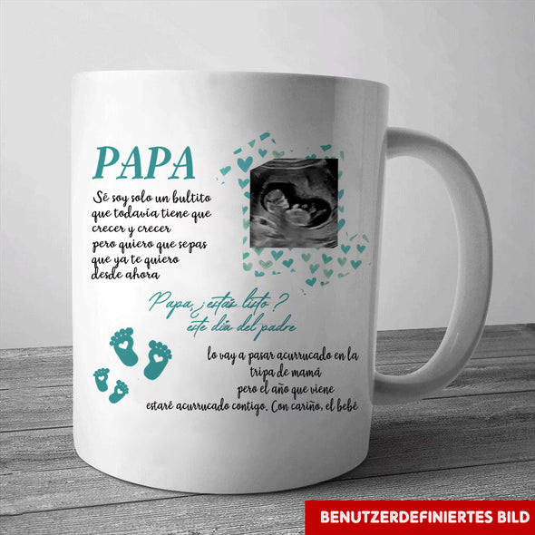 Benutzerdefinertes Bild Geschenk Für Zukünftigen Papa Este Dia Del Padre Mugs - PP - LT0605222
