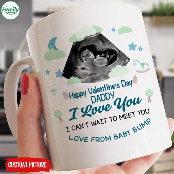 Personalized Gift For Future Daddy I Love You Happy Valentine's Day Mugs - PP - LT0701212
