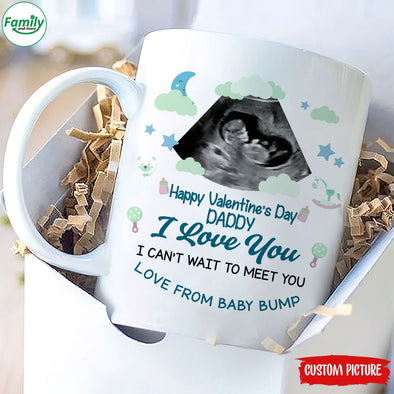 Personalized Gift For Future Daddy I Love You Happy Valentine's Day Mugs - PP - LT0701212