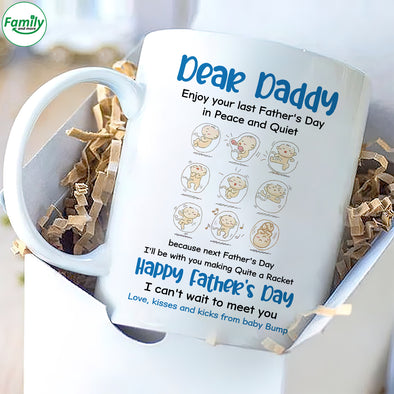 Gift For Future Daddy Happy Father's Day Mugs - LT - LT0905222