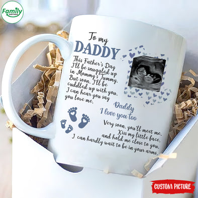 Personalized Gift For Future Daddy I Love You Too Mugs - PP - LT1405222
