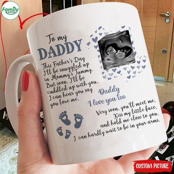 Personalized Gift For Future Daddy I Love You Too Mugs - PP - LT1405222