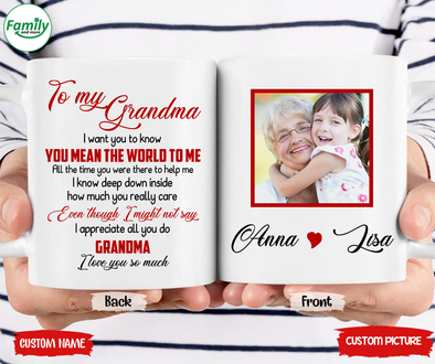 Personalized Gift For Future Grandma I Love You So Much Mugs - PP - LT1412212