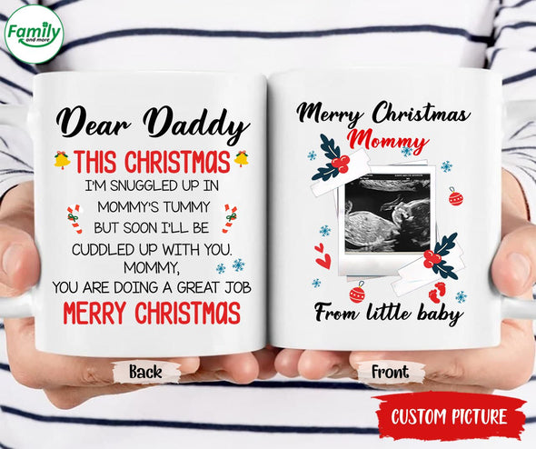 Personalized Gift For Future Daddy You Are Doing A Great Job Merry Christmas Mugs - PP - LT1611213