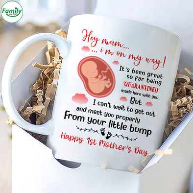 Gift For Future Mummy It's Been Great So Far Being "Quarantined" Mugs - PP - LT1802222