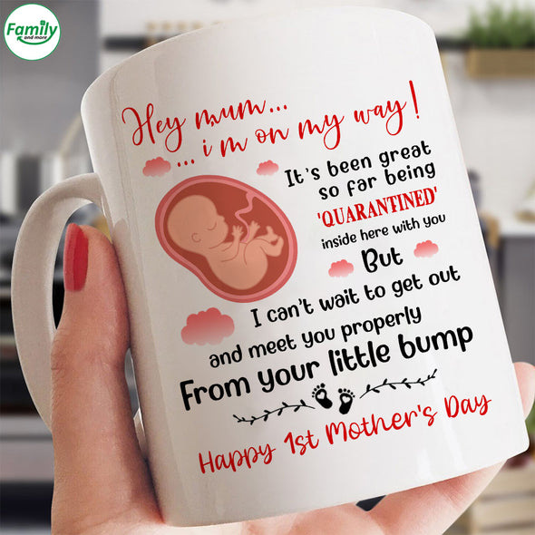 Gift For Future Mummy It's Been Great So Far Being "Quarantined" Mugs - PP - LT1802222