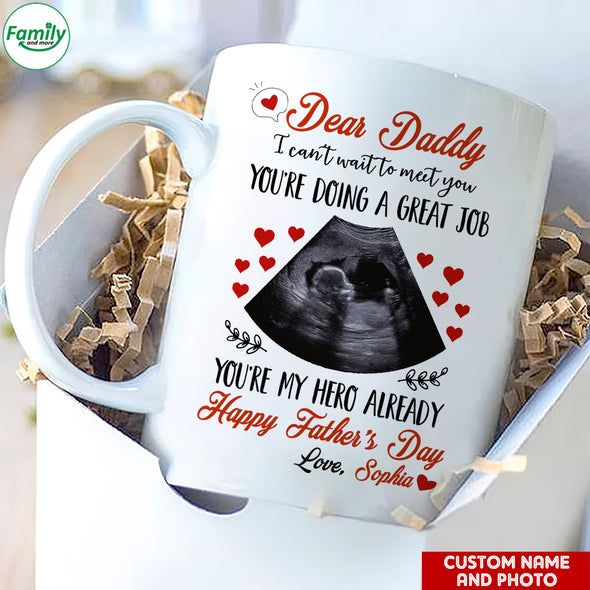 Personalized Gift For Future Daddy You Are My Hero Already Mugs - PP - LT2604222