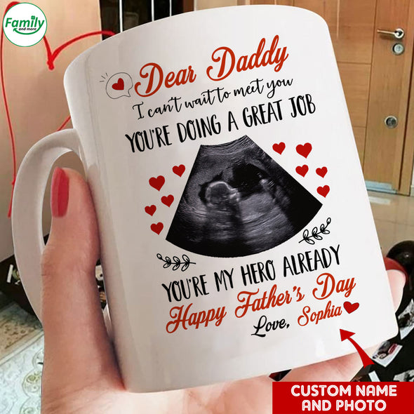 Personalized Gift For Future Daddy You Are My Hero Already Mugs - PP - LT2604222