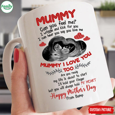 Personalized Gift For Future Mummy I'll Hold Your Finger And You'll Always Hold My Heart Mugs - PP - LT0503222
