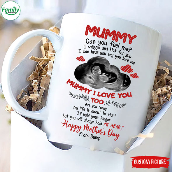 Personalized Gift For Future Mummy I'll Hold Your Finger And You'll Always Hold My Heart Mugs - PP - LT0503222