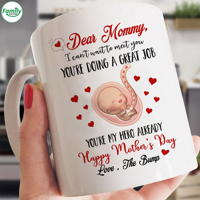 Gift For Future Mummy I Can't Wait To Meet You Mugs - PP - LT1403222