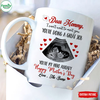 Personalized Gift For Future Mommy You Are Doing A Great Job Mugs - PP - LT1603222