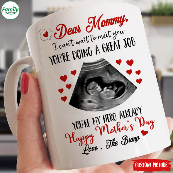 Personalized Gift For Future Mommy You Are Doing A Great Job Mugs - PP - LT1603222