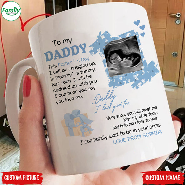 Personalized Gift For Future Daddy I Love You Too Mugs - PP - LT2104222