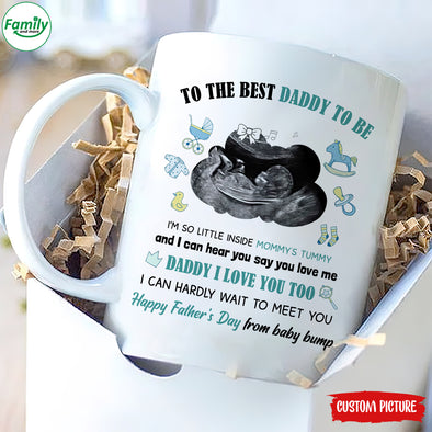 Personalized Gift For Future Daddy I Love You Too Mugs - PP - LT0405223