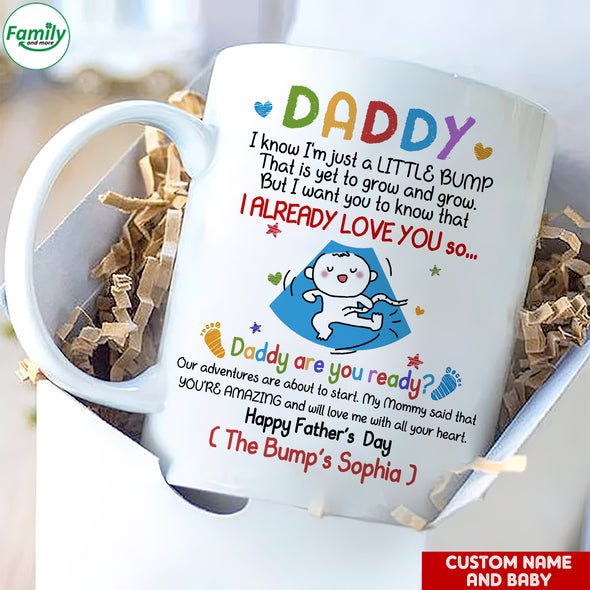 Gift For Future Daddy I Already Love You So.. Mugs - PP - LT1605223