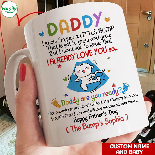 Gift For Future Daddy I Already Love You So.. Mugs - PP - LT1605223