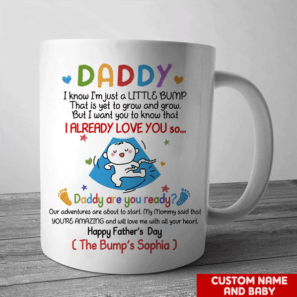 Gift For Future Daddy I Already Love You So.. Mugs - PP - LT1605223