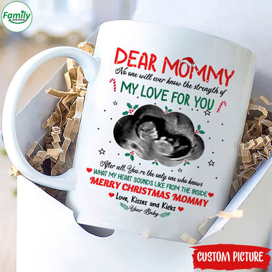 Personalized Gift For Future Mommy No One Will Ever Know The Strength Of My Love For You Mugs - PP - LT1611214