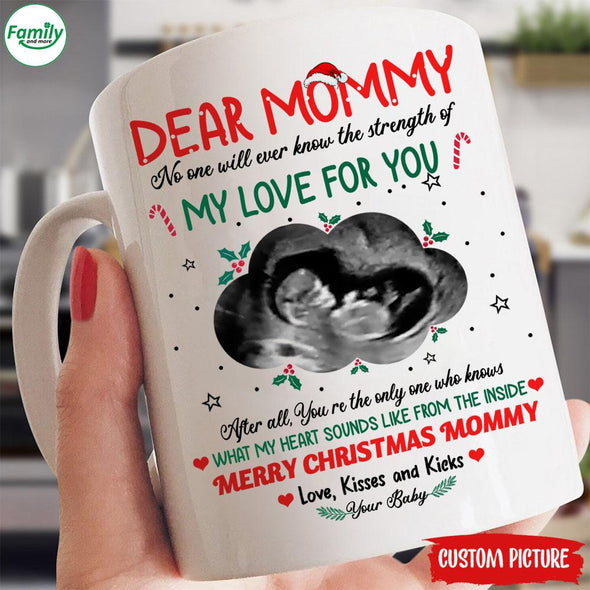 Personalized Gift For Future Mommy No One Will Ever Know The Strength Of My Love For You Mugs - PP - LT1611214
