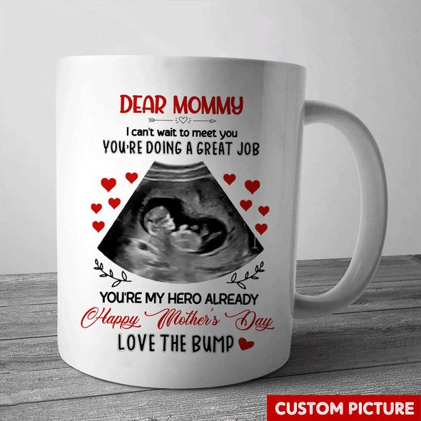 Personalized Gift For Future Mommy I Can't Wait To Meet You Mugs - PP - LT1404223