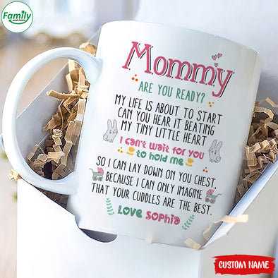 Gift For Future Mommy I Can't Wait For You To Hold Me Mugs - PP - LT1804223