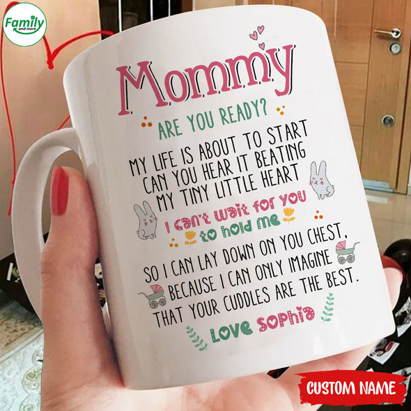 Gift For Future Mommy I Can't Wait For You To Hold Me Mugs - PP - LT1804223