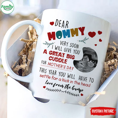 Personalized Gift For Future Mommy This Year You Will Have To Settle For A Kick In The Head Mugs - PP - LT1903223
