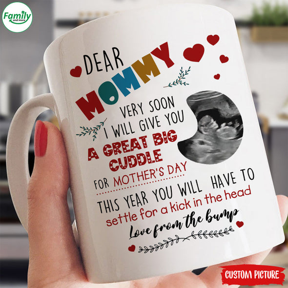 Personalized Gift For Future Mommy This Year You Will Have To Settle For A Kick In The Head Mugs - PP - LT1903223