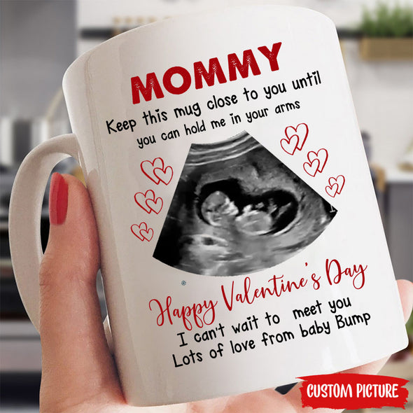 Personalized Gift For Future Mommy Happy Valentine's Day Mugs - PP - LT1201224