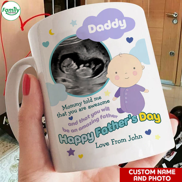 Personalized Gift For Future Daddy Happy Father's Day Mugs - PP - LT1405224