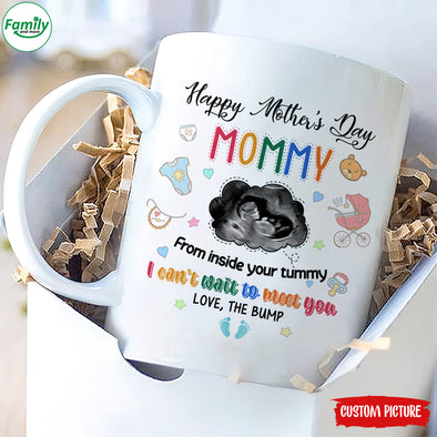 Personalized Gift For Future Mommy I Can't Wait To Meet You Mugs - PP - LT2203224