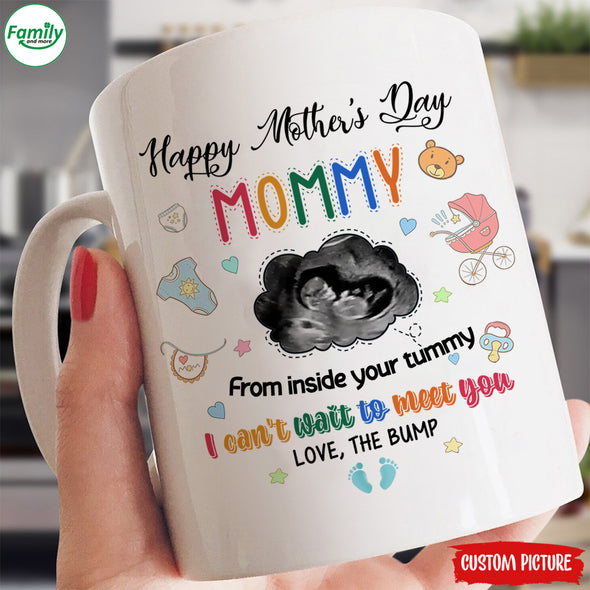 Personalized Gift For Future Mommy I Can't Wait To Meet You Mugs - PP - LT2203224