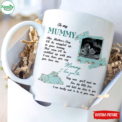Personalized Gift For Future Mummy I Can Hardly Wait To Be In Your Arms Mugs - PP - LT2802224