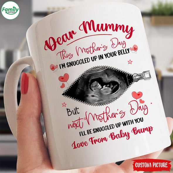 Personalized Gift For Future Mummy Love From Baby Bump  Mugs - PP - LT1402225