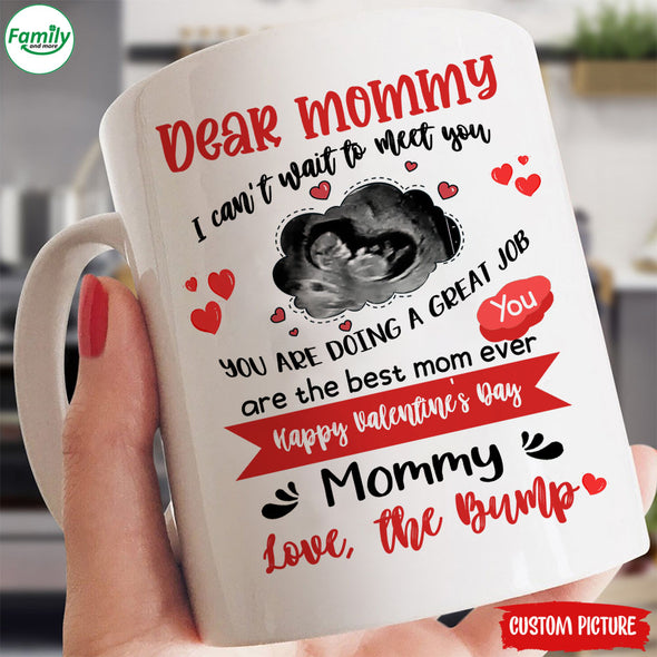 Personalized Gift For Future Mommy Can't Wait To Meet You Mugs - PP - LT1901225