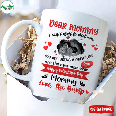 Personalized Gift For Future Mommy Can't Wait To Meet You Mugs - PP - LT1901225
