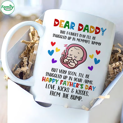 Gift For Future Daddy Happy Father's Day Mugs - PP - LT0905226